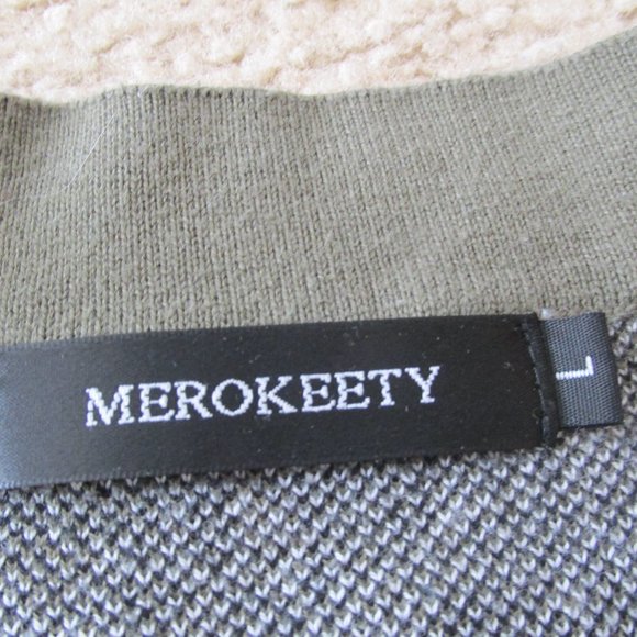 Merokeety Camouflage Sweater Womens Large‎ Green Long Sleeve Pullover Shirt Top - Picture 5 of 6